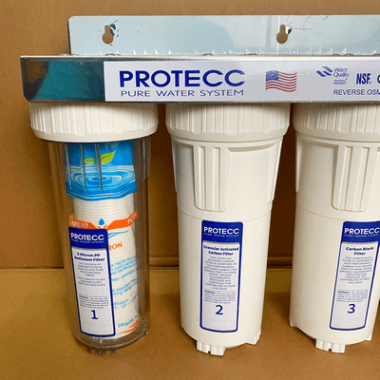 Bộ Lọc Thô Đầu Nguồn 4 Cấp Lọc 10 Inch PROTECC PT422 - 2 Ron