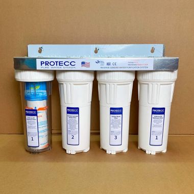 Bộ Lọc Thô Đầu Nguồn 4 Cấp Lọc 10 Inch PROTECC PT421 - 2 Ron