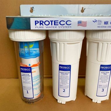 Bộ Lọc Thô Đầu Nguồn 4 Cấp Lọc 10 Inch PROTECC PT421 - 2 Ron