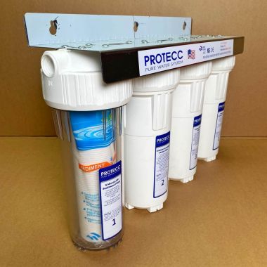 Bộ Lọc Thô Đầu Nguồn 4 Cấp Lọc 10 Inch PROTECC PT421 - 2 Ron