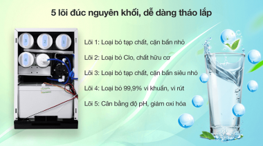 Máy Lọc Nước Kangaroo Hydrogen Ion Kiềm KG100EED - 5 Cấp