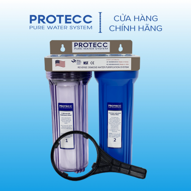 Bộ Đôi Cốc Lọc Thô 10 Inch PROTECC Lọc Nấu Ăn, Tiền Lọc