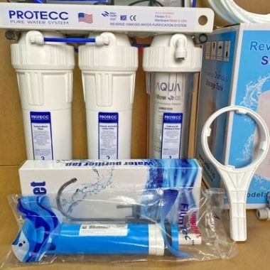 Máy Lọc Nước RO 8 Cấp Lọc Protecc PT108- Màng RO Mỹ - Bình Áp Nhựa