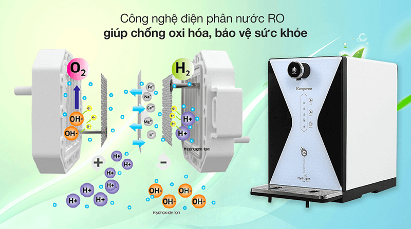 Máy Lọc Nước Kangaroo Hydrogen Ion Kiềm KG100EED - 5 Cấp