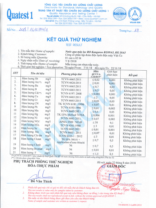 Máy Lọc Nước RO Kangaroo KG10A3 Nóng-Lạnh-Nguội