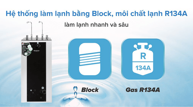 Máy lọc nước Kangaroo KG100HK - 2 Vòi Nóng Lạnh Nguội - 10 Cấp Lọc