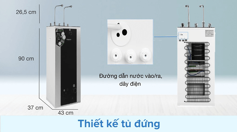 Máy lọc nước Kangaroo KG100HK - 2 Vòi Nóng Lạnh Nguội - 10 Cấp Lọc