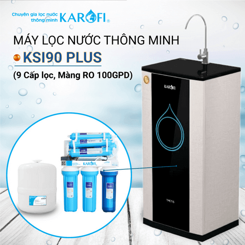 Máy Lọc Nước Karofi KSI90 Plus - 9 Cấp Lọc