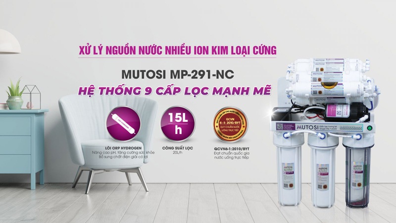 Máy lọc nước không tủ 9 lõi MP-291-NC