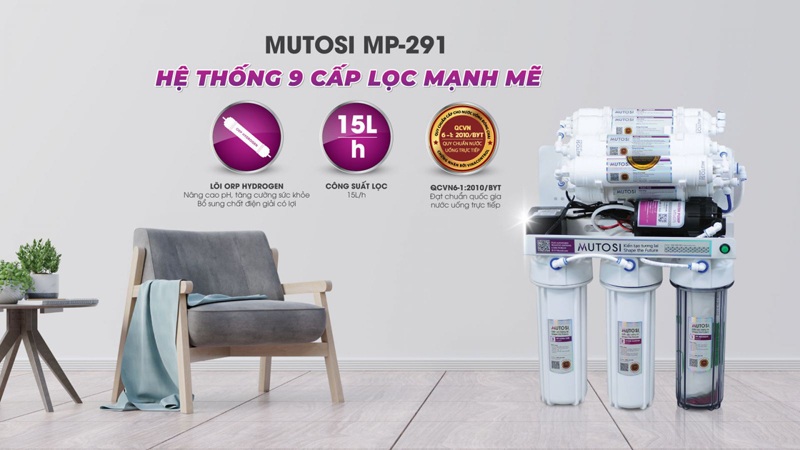 Máy lọc nước không tủ 9 lõi MP-291